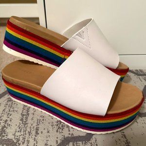 Madden Girl Rainbow Platforms